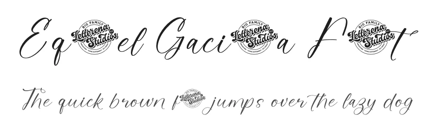 Eqatel Gacinta Font by letterenastudios — Script Handwritten Font