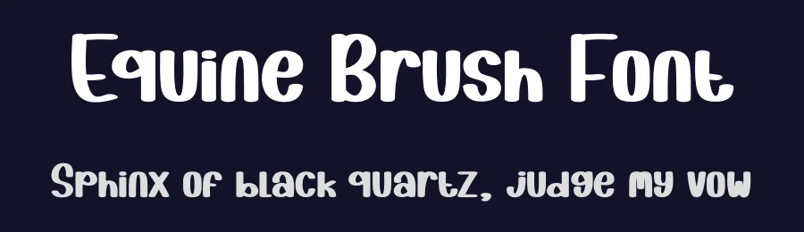 Equine Brush Font by andikastudio — Display Font — thumbnail 2