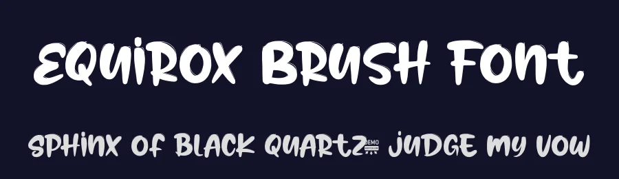 Equirox Brush Font by enxyclo — Script Handwritten Font — thumbnail 2