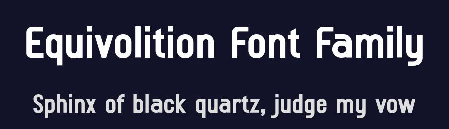 Equivolition Font Family by UICreative — Decorative Font — thumbnail 2