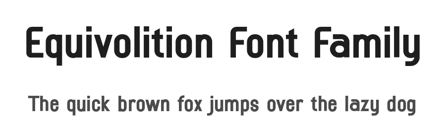 Equivolition Font Family by UICreative — Decorative Font