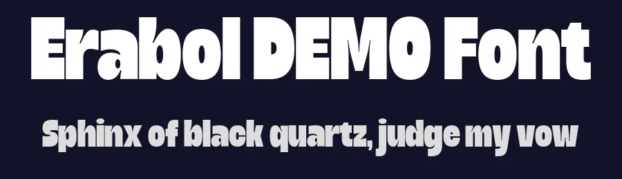 Erabol DEMO Font by Ragamkata — Display Font — thumbnail 2