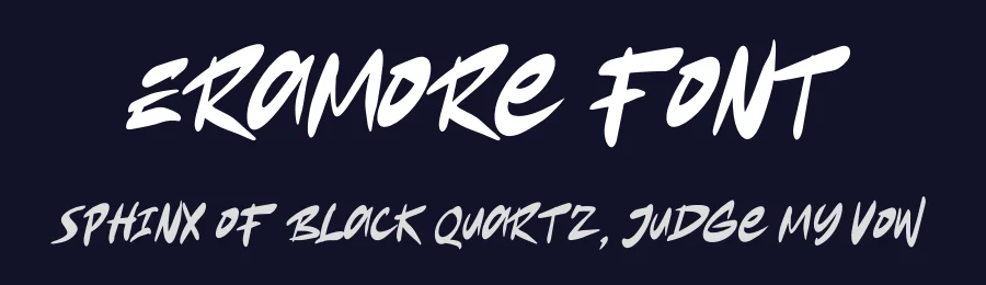 Eramore Font by Ronny_STD — Script Handwritten Font — thumbnail 2
