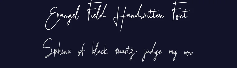 Erangel Field Handwritten Font by jetsmax — Script Handwritten Font — thumbnail 2