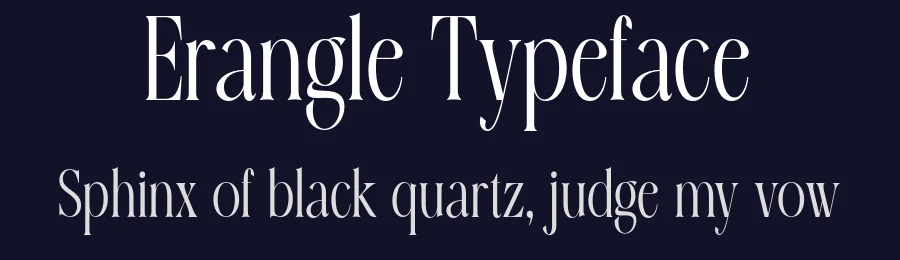 Erangle Typeface by gatype — Display Font — thumbnail 2