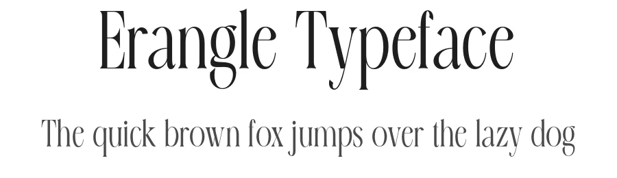 Erangle Typeface by gatype — Display Font