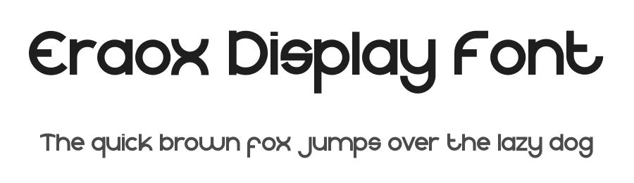 Eraox Display Font by jadatype — Display Font