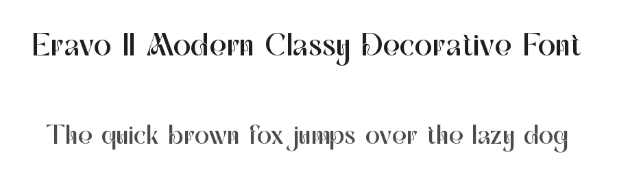 Eravo || Modern Classy Decorative Font by ErmediaStudio — Decorative Font