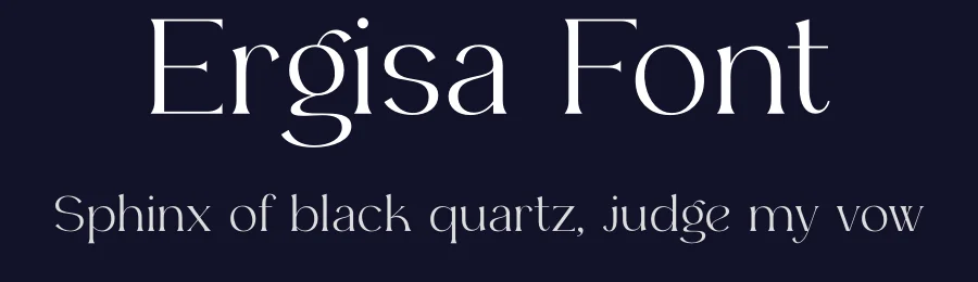 Ergisa Font by Rantautype — Serif Font — thumbnail 2