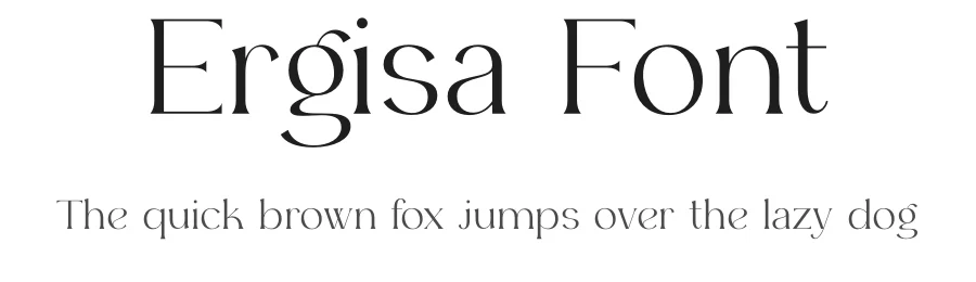 Ergisa Font by Rantautype — Serif Font