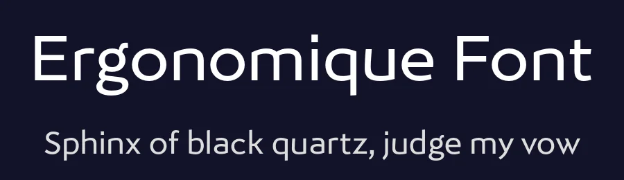 Ergonomique Font by Paulo Goode — Sans Serif Font — thumbnail 2