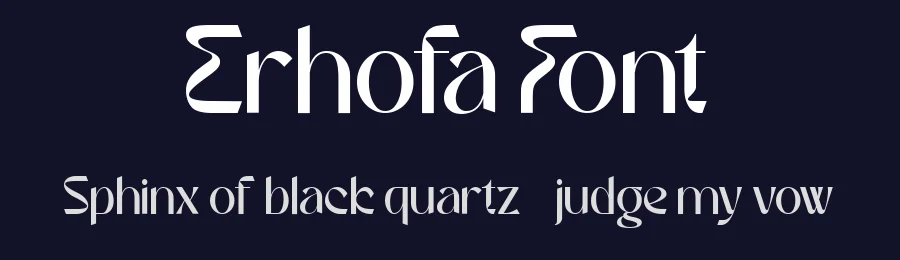 Erhofa Font by Fontliner — Display Font — thumbnail 2