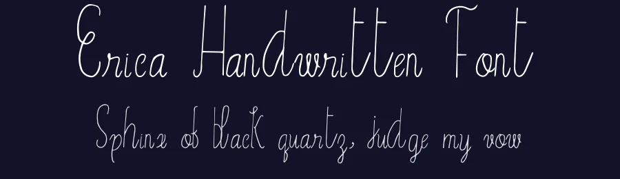 Erica Handwritten Font by Creativetacos — Script Handwritten Font — thumbnail 2