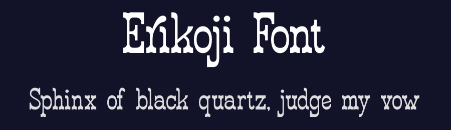 Erikoji Font by Denustudios — Decorative Font — thumbnail 2