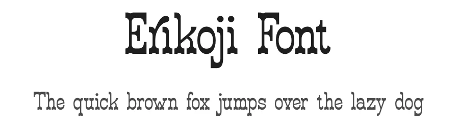 Erikoji Font by Denustudios — Decorative Font