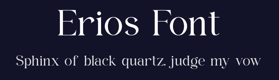 Erios Font by ErmediaStudio — Serif Font — thumbnail 2