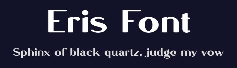 Eris Font by vpcreativeshop — Sans Serif Font — thumbnail 2
