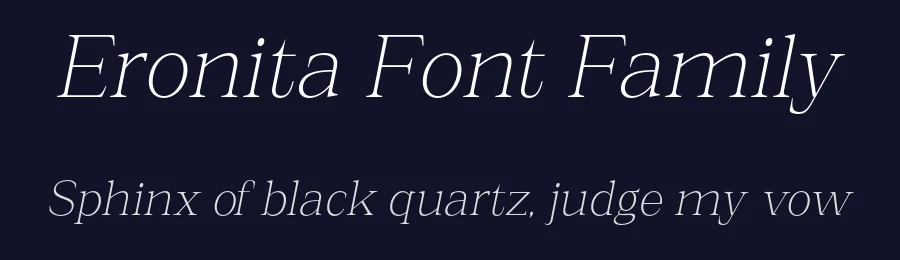 Eronita Font Family by RCKY Studio — Sans Serif Font — thumbnail 2