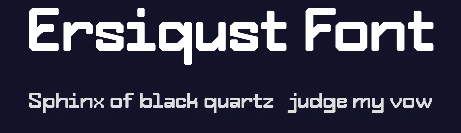 Ersiqust Font by Ragamkata — Display Font — thumbnail 2