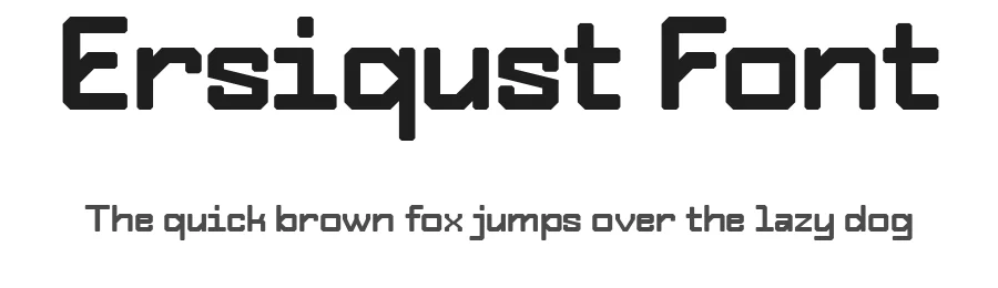 Ersiqust Font by Ragamkata — Display Font