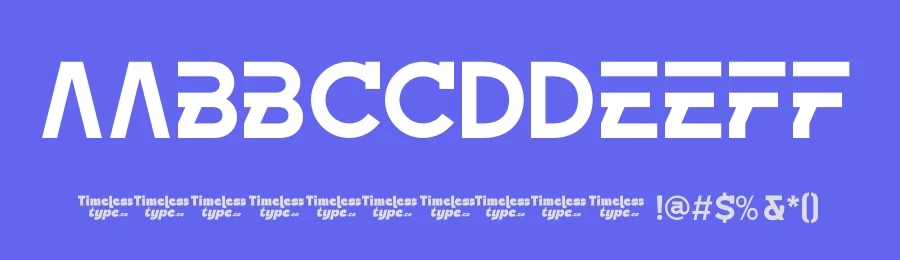 Esbeka – Modern Futuristic Sans Serif Font by timelesstype.co — Display Font — thumbnail 3