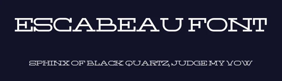 Escabeau Font by Max Lillo — Slab Serif Font — thumbnail 2