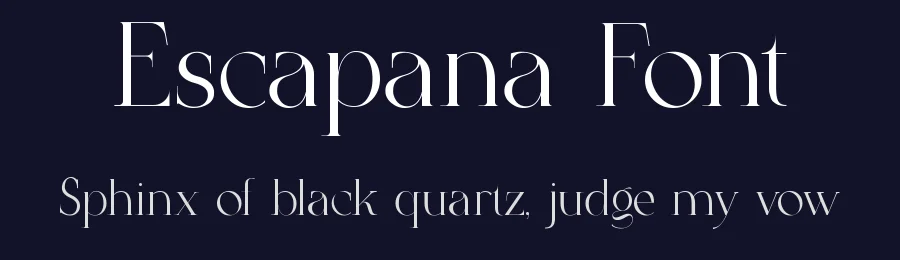 Escapana Font by Aivos Dreams — Decorative Font — thumbnail 2