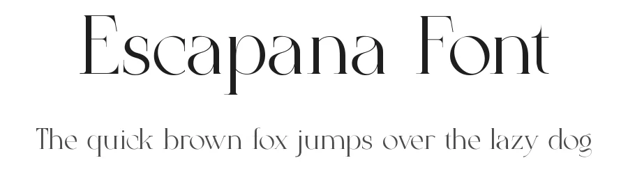 Escapana Font by Aivos Dreams — Decorative Font