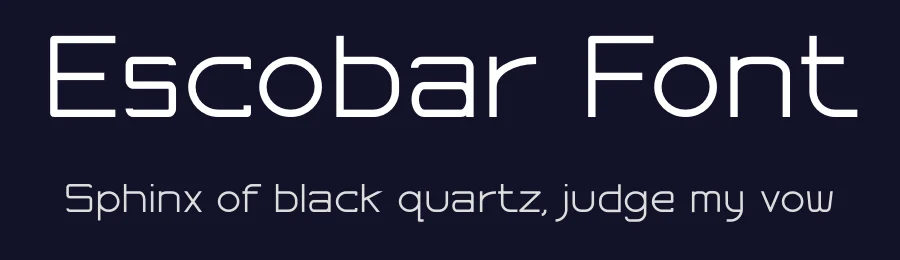 Escobar Font by Manlogs Studio — Sans Serif Font — thumbnail 2