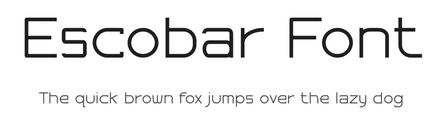 Escobar Font by Manlogs Studio — Sans Serif Font