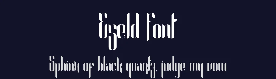 Eseld Font by vpcreativeshop — Display Font — thumbnail 2