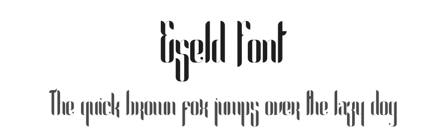 Eseld Font by vpcreativeshop — Display Font