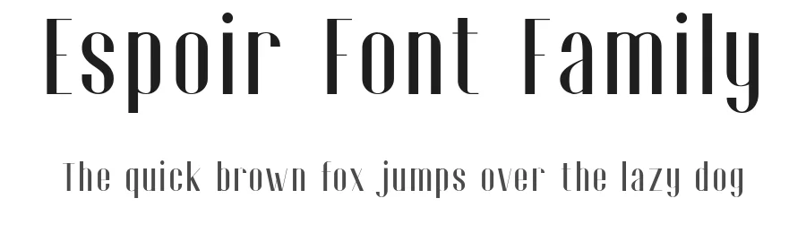 Espoir Font Family by Craft Supply Co. — Sans Serif Font