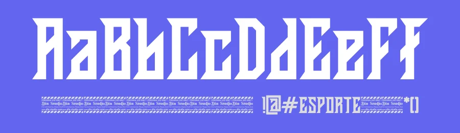 Esporte Display Font by Din Studio — Display Font — thumbnail 3
