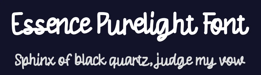 Essence Purelight Font by vaiminit — Display Font — thumbnail 2