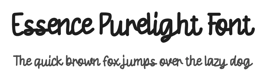 Essence Purelight Font by vaiminit — Display Font