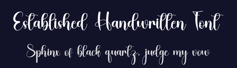 Established Handwritten Font by inermediaSTUDIO — Script Handwritten Font — thumbnail 2