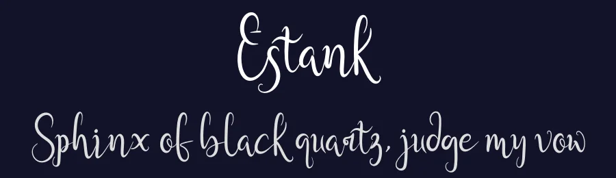 Estank by khalwastudio — Script Handwritten Font — thumbnail 2