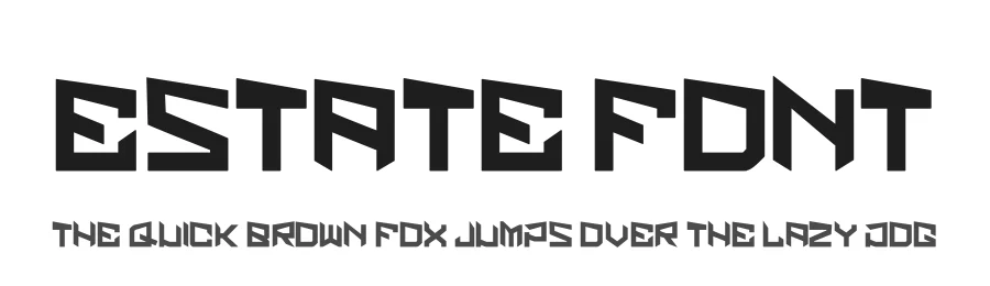 Estate Font by hayoyuka8 — Display Font