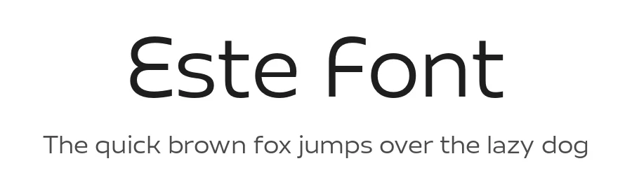 Este Font by Michael Prewitt — Sans Serif Font