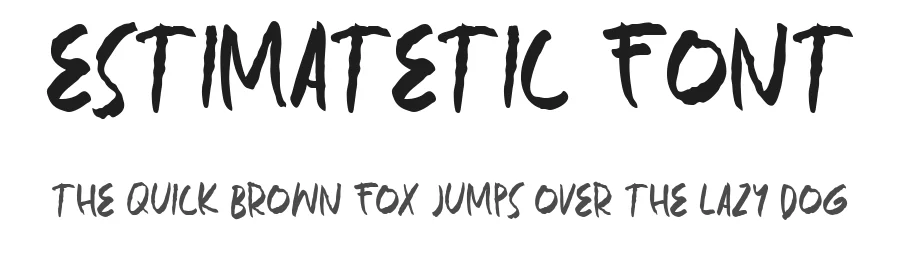 Estimatetic Font by Lettermine — Script Handwritten Font