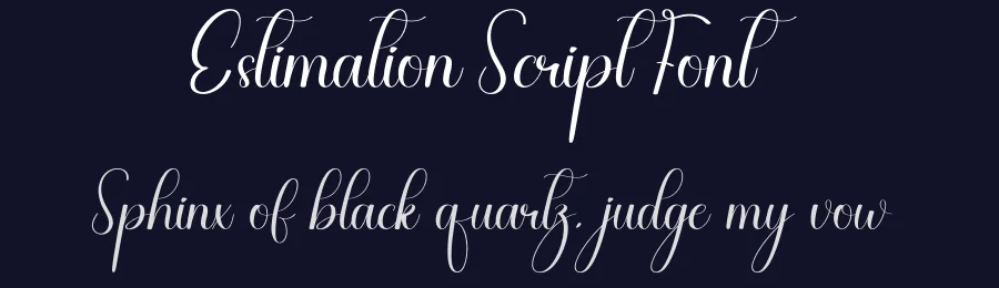 Estimation Script Font by andikastudio — Script Handwritten Font — thumbnail 2