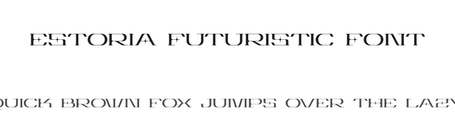 Estoria Futuristic Font by typologic — Display Font