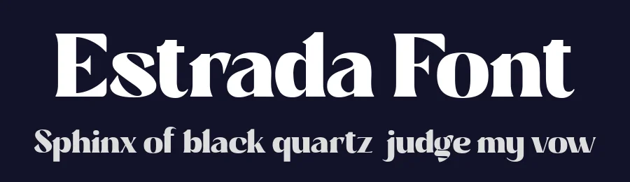 Estrada Font by Inviline.co — Display Font — thumbnail 2