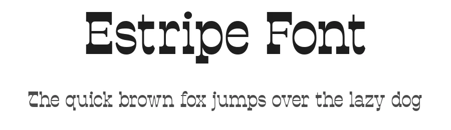 Estripe Font by glyphminds.studios — Serif Font