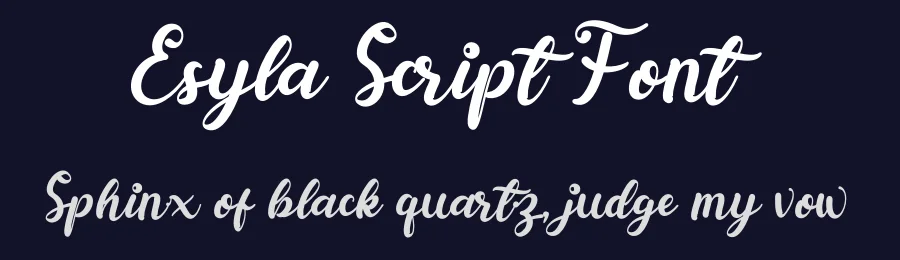 Esyla Script Font by letterenastudios — Script Handwritten Font — thumbnail 2