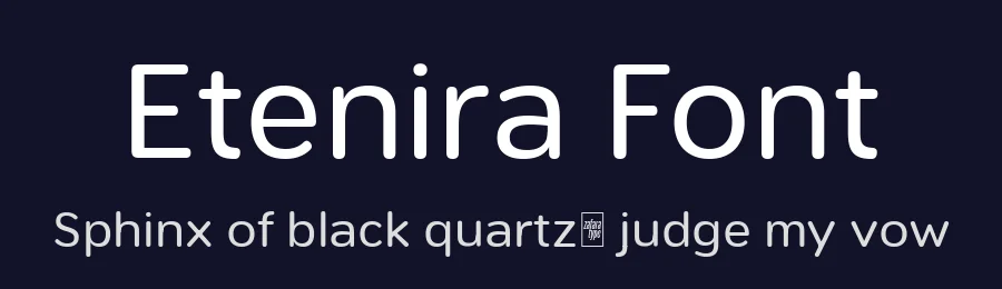 Etenira Font by Zafara — Decorative Font — thumbnail 2