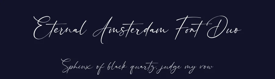 Eternal Amsterdam Font Duo by fontkong — Sans Serif Font — thumbnail 2