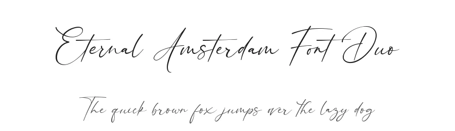 Eternal Amsterdam Font Duo by fontkong — Sans Serif Font
