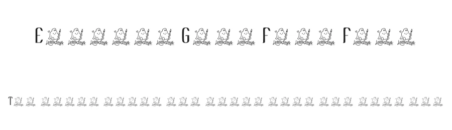 Eternal Gold Free Font by Letterlays — Serif Font